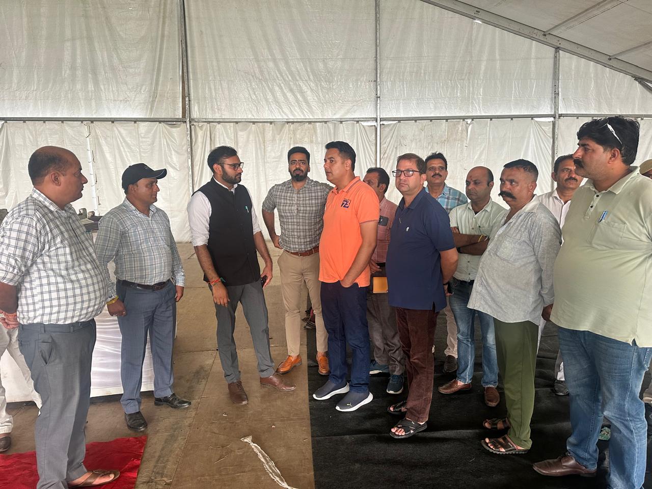 विधायक सुदर्शन बबलू ने डीसी जतिन लाल संग लिया माता श्री चिंतपूर्णी महोत्सव की तैयारियों का जायजा